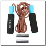 HMS SK17 Leather Skipping Rope - Image 2
