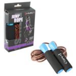 HMS SK17 Leather Skipping Rope - Image 3