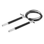 HMS SK54 Speed Jump Rope Black/Silver - Image 2