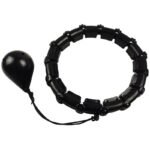 Hula Hoop with Massager and Weights, Black, Energo Fit - Image 7