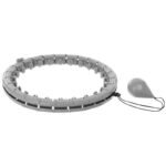 HULA HOP WITH MASSAGER AND WEIGHT GREY ENERO FIT - Image 5