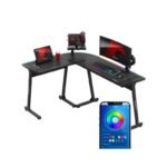 Huzaro Hero 6.0 Black RGB Gaming Desk - Image 6