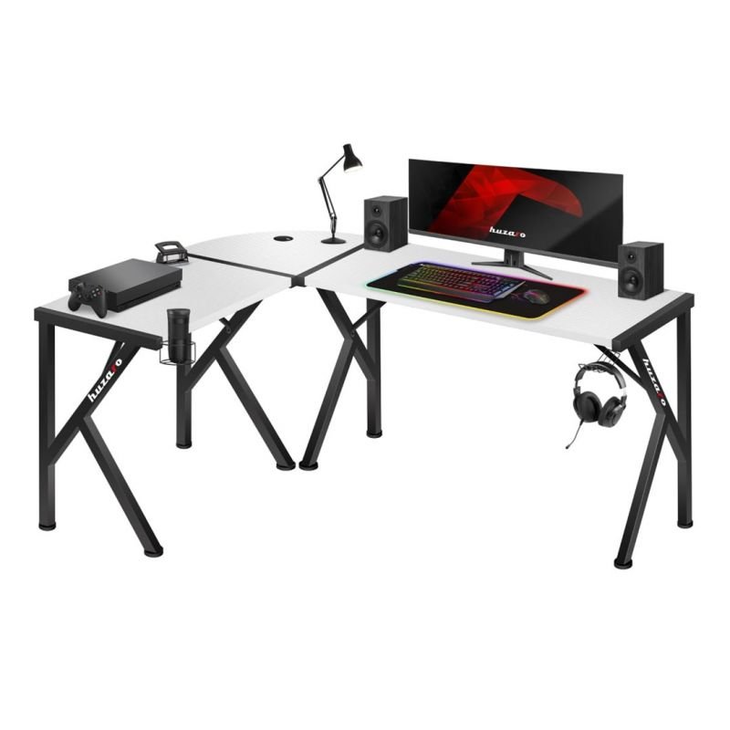 lupin-wear-ca-huzaro-hero-6-3-white-gaming-desk-1421281 Huzaro Hero 6.3 White Gaming Desk - Image 1