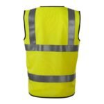 HV Bright Rimec MLI-9V397 fluorescent yellow reflective vest - Image 3