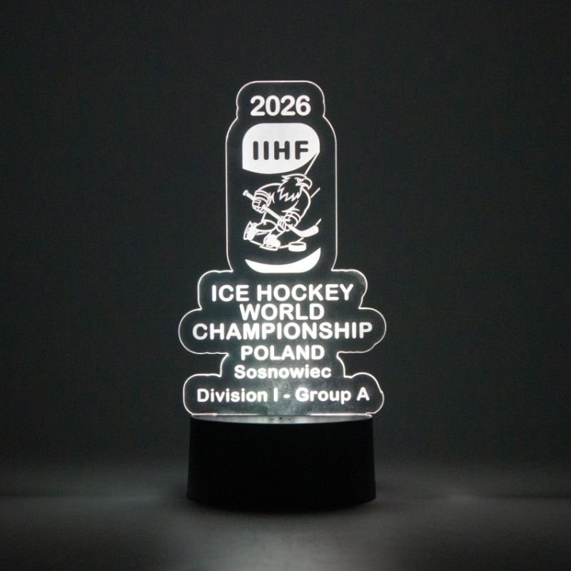lupin-wear-ca-iihf-world-championship-ia-sosnowiec-2026-decorative-lamp-2865753 IIHF World Championship IA Sosnowiec 2026 decorative lamp - Image 1