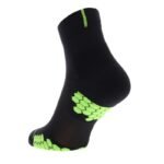 Inov-8 TrailFly Sock Mid. Black and green. Two-pack. - Image 2