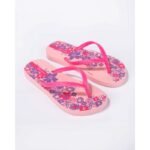 Ipanema Classic Happy pink childrens flip-flops for girls - Image 3
