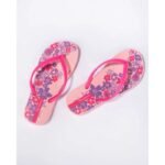 Ipanema Classic Happy pink childrens flip-flops for girls - Image 4