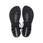 Ipanema Sandal Class womens flip-flop sandals, fashionable black, comfortable