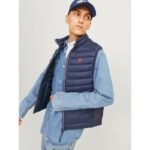 Jack Jones JJEMULTI BODYWARMER COLLAR NOOS 12258457 NAVY BLAZER/TRUE RED - Image 7