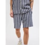 JackJones short joggers JPSTJAIDEN COBA STRIPE JOG SHORTS REG SN 12274413 OCEAN CAVERN - Image 4
