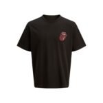 JackJones T-shirt Rolling Stones JPRBLUSTONES SS TEE 12284292 BLACK