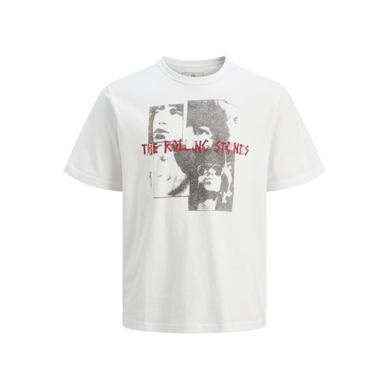 lupin-wear-ca-jack-jones-t-shirt-rolling-stones-jprblustones-ss-tee-12284292-white-1939065 JackJones T-shirt Rolling Stones JPRBLUSTONES SS TEE 12284292 WHITE - Image 1