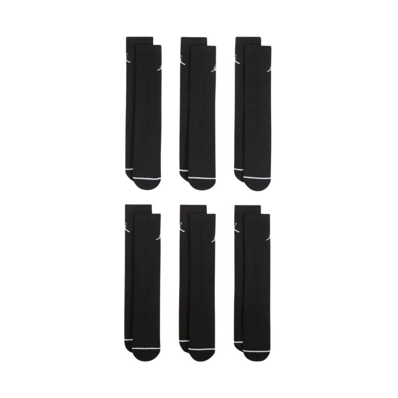 lupin-wear-ca-jordan-everyday-cushioned-crew-socks-6-pairs-black-hv6228-010-1764339 Jordan Everyday Cushioned Crew Socks 6 pairs black HV6228 010 - Image 1