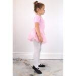 Jr Nazo Black Leather Dance Ballet Shoes with Elastic Bands - Image 5