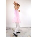 Jr Nazo Black Leather Dance Ballet Shoes with Elastic Bands - Image 6