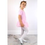 Jr Nazo Leather Dance Ballet Shoes with Elastic Bands White - Image 7