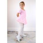 Jr Nazo Leather Dance Ballet Shoes with Elastic Bands White - Image 8