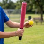 JUNIOR BASEBALL BAT 54CM SOFT RED - Image 6
