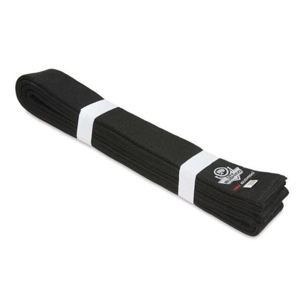Karate kimono belt - black 260 cm
