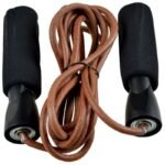LEATHER SKIPPING ROPE WITH WEIGHT PROFIT FIT DK 1023 - Image 6