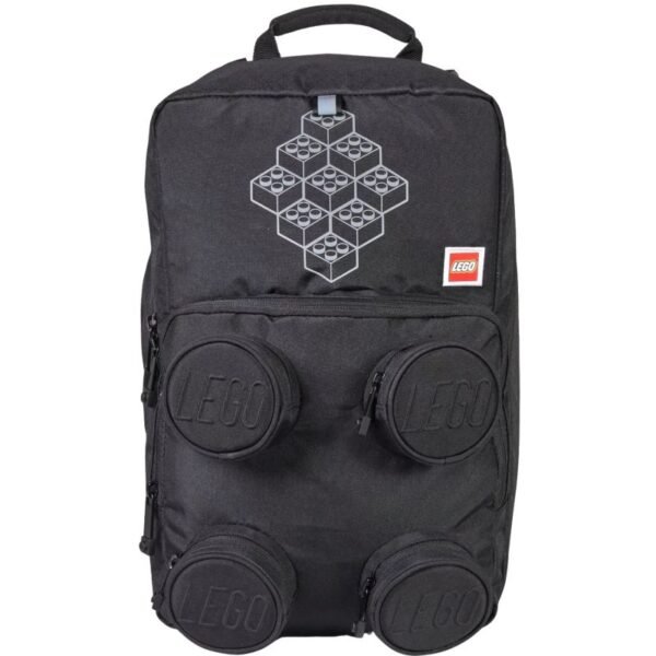 LEGO Bricks Petersen School Backpack 20209-2511 Black One size