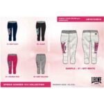 LEONE LW1019/S16 navy blue short leggings "S"