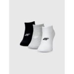 Mens casual ankle socks (SET OF 3) 4F 4FWMM00USOCM442-94S