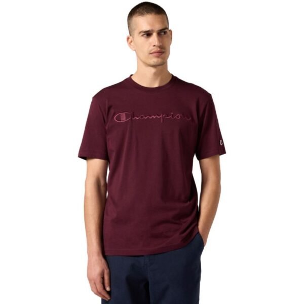 Mens Champion SS Tee Burgundy 220273 RS522