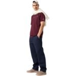 Mens Champion SS Tee Burgundy 220273 RS522 - Image 7