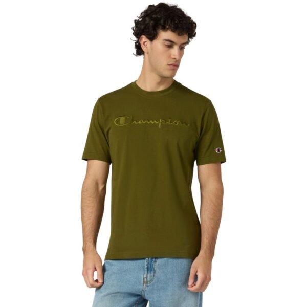 Mens Champion SS Tee Olive 220273 GS585