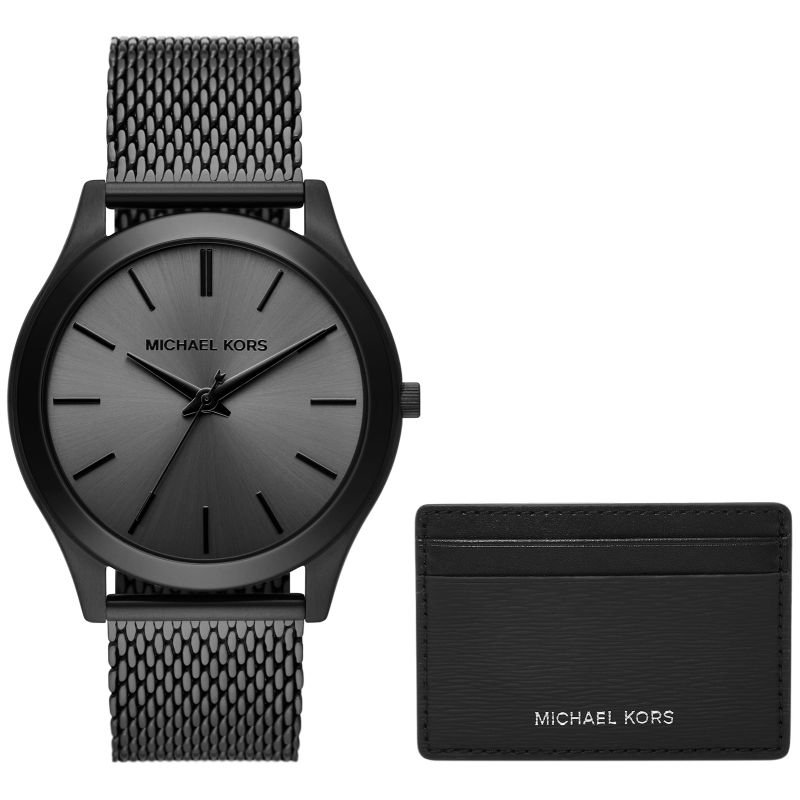 lupin-wear-ca-men-s-watch-card-case-michael-kors-mk1085set-box-1830423 Mens Watch + Card Case MICHAEL KORS MK1085SET + BOX - Image 1