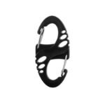 Mil-Tec S-Hook Carabiner Set – Black - Image 2
