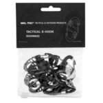Mil-Tec S-Hook Carabiner Set – Black - Image 3