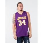Mitchell Ness Los Angeles Lakers NBA Swingman Jersey Lakers 99-00 Shaquille O`Neal SMJYGS18447-LALPURP99SON - Image 2