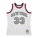 Mitchell Ness NBA Cracked Cement Swingman Jersey Knicks 1991 Patrick Ewing M TFSM5934-NYK91PEWWHIT - Image 5