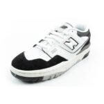New Balance 550 youth sports shoes sneakers leather fashionable black white - Image 3