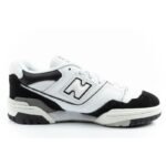 New Balance 550 youth sports shoes sneakers leather fashionable black white - Image 4