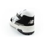 New Balance 550 youth sports shoes sneakers leather fashionable black white - Image 5