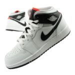 Nike Air Jordan 1 womens high-top sports shoes fashionable sneakers white black