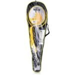 NILS NRZ262 ALUMINUM badminton set 2 rackets, 3 feather shuttlecocks, net 600x60cm, cover - Image 6