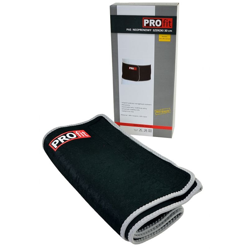 lupin-wear-ca-profit-neoprene-belt-wide-125x30x03cm-black-dk5063-410791 PROFIT NEOPRENE BELT WIDE 125X30X03cm BLACK DK5063 - Image 1
