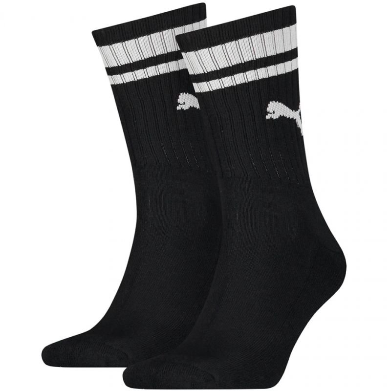 lupin-wear-ca-puma-crew-heritage-stripes-socks-2-pack-unisex-907944-01-815991 Puma Crew Heritage Stripes socks 2 pack Unisex 907944 01 - Image 1