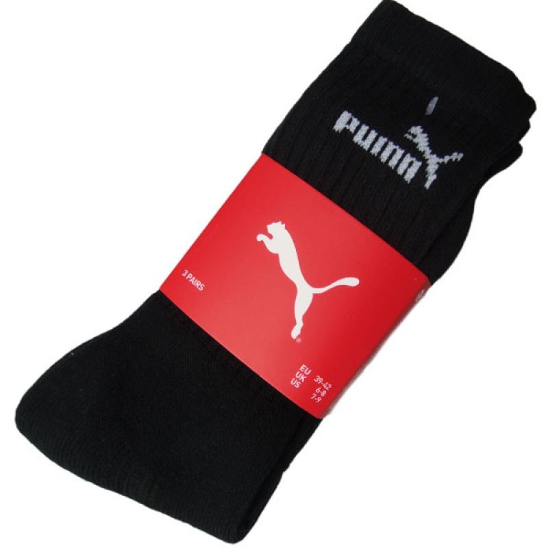 lupin-wear-ca-puma-long-socks-black-3-pairs-7308-200-411415 PUMA LONG SOCKS black /3 pairs/ 7308 200 - Image 1