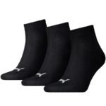 Puma Unisex Quarter Plain Socks 3-pack 906978 32/2710800012 - Image 2