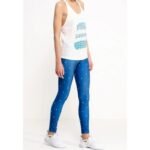 REEBOK LTHS womens leggings blue - Image 4