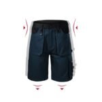 Rimeck Woody M MLI-W0502 navy blue shorts - Image 4