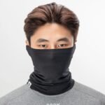 Rocbros YDWB005 thermal scarf tencel + wool universal size - black - Image 2