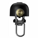 Rockbros bicycle bell steel retro black - Image 2