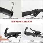 Rockbros bike grips black and gray - Image 3